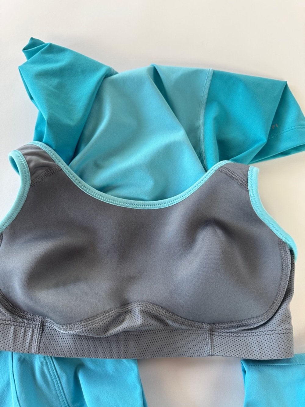 Nike Dri-Fit Blue & Gold Tank & Tennis Skirt Set - Picture 6 of 11